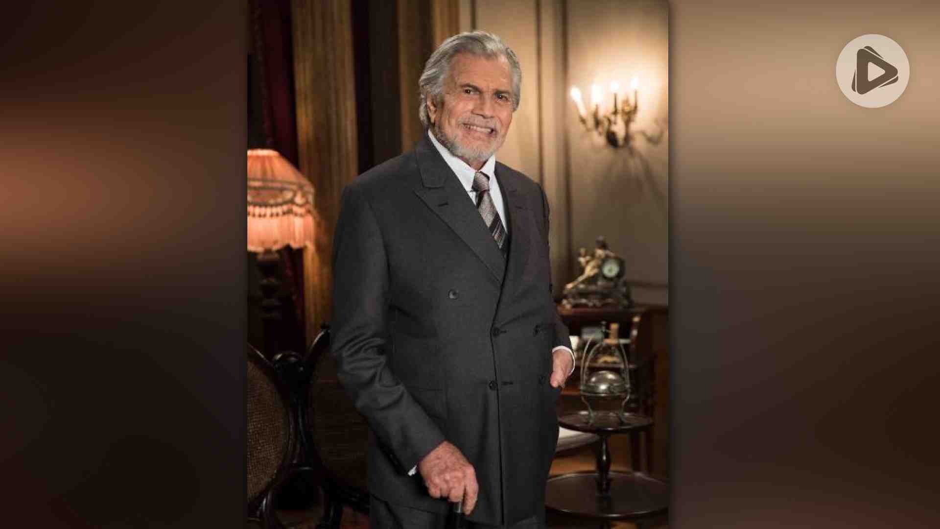 Foto de Tarcísio Meira em cena de Orgulho e Paixão