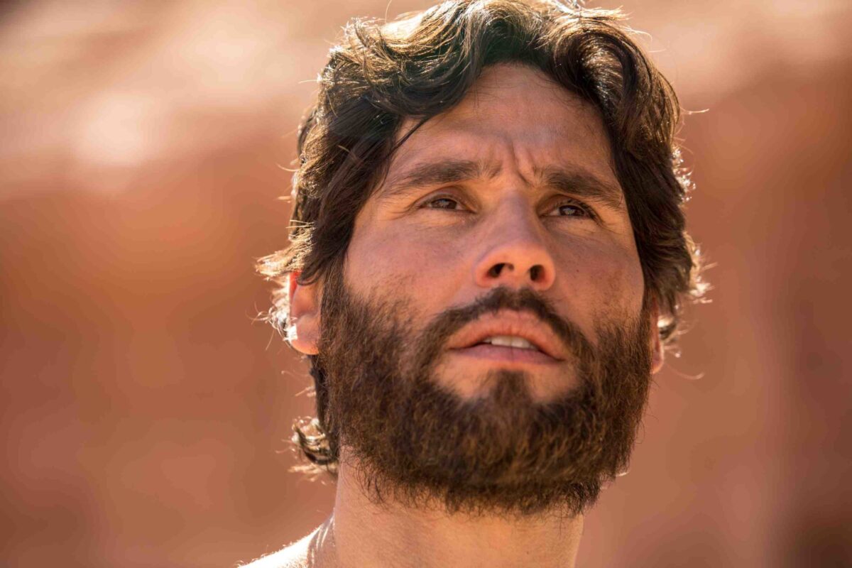 Jesus (Dudu Azevedo) em cena da novela