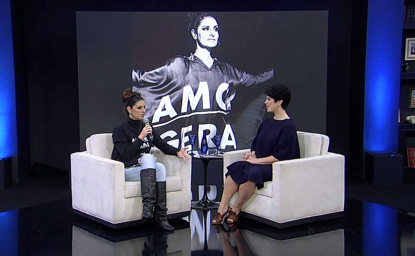 Fernanda Abreu e Mariana Godoy no primeiro programa de 2019