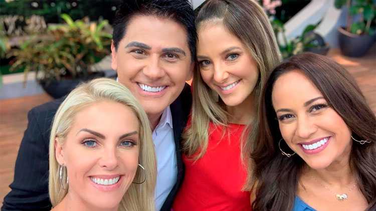 Ana Hickmann, Cesar Filho, Ticiane Pinheiro e Renata Alves comandam o "Hoje em Dia"