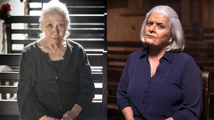 Dulce (Fernanda Montenegro) e Nilda (Jussara Freire) A Dona Do Pedaço
