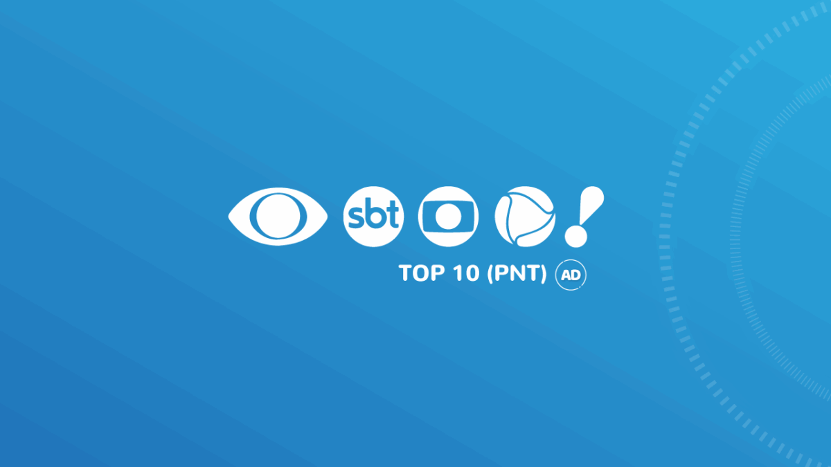Top 10 maiores audiências PNT
