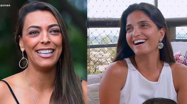 Lore, esposa de Thiago e Lygia, esposa de Guga Noblat Troca de Esposas