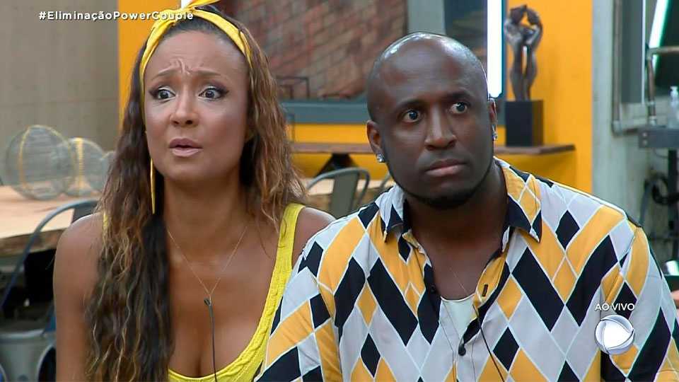 Drika e André Marinho ficam sem acreditar no resultado da votação, Power Couple Brasil