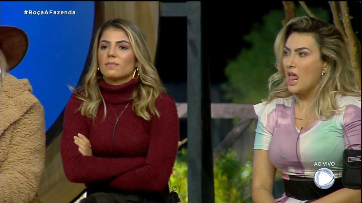 Hari Almeida durante a primeira votação de A Fazenda 11