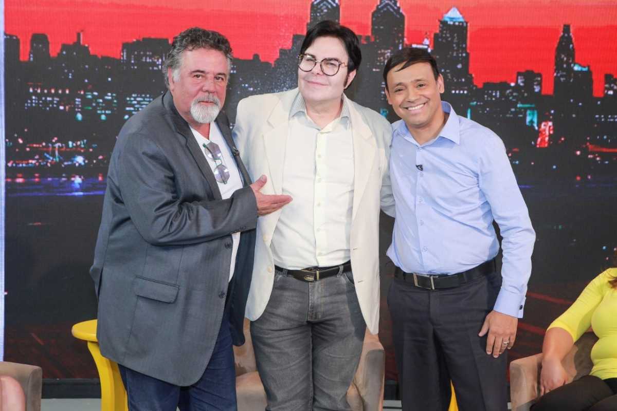 Haroldo Lopes, Evê Sobral e Richard Egidio - Em Revista