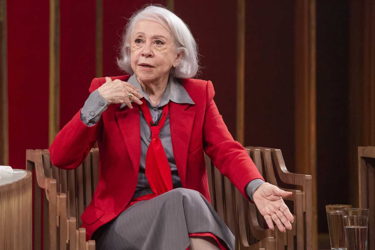 Atriz Fernanda Montenegro no programa Conversa com Bial