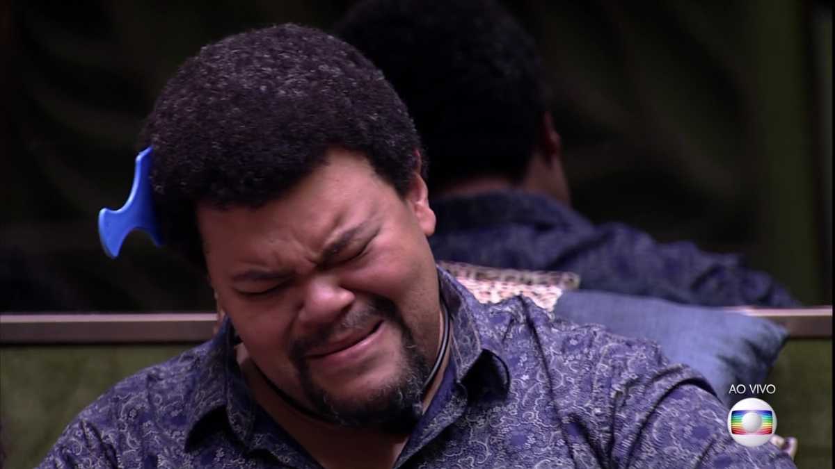 Babu chorando ao ser eliminado do BBB 20