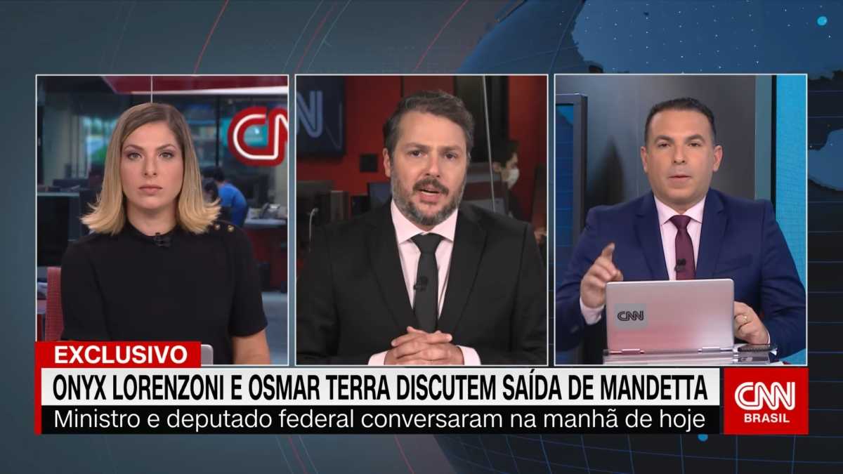 Daniela Lima, Caio Junqueira e Reinaldo Gottino na CNN Brasil
