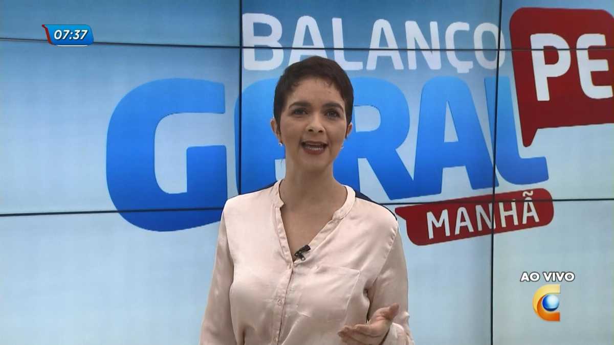 Isly Viana apresentando o Balanço Geral Manhã PE