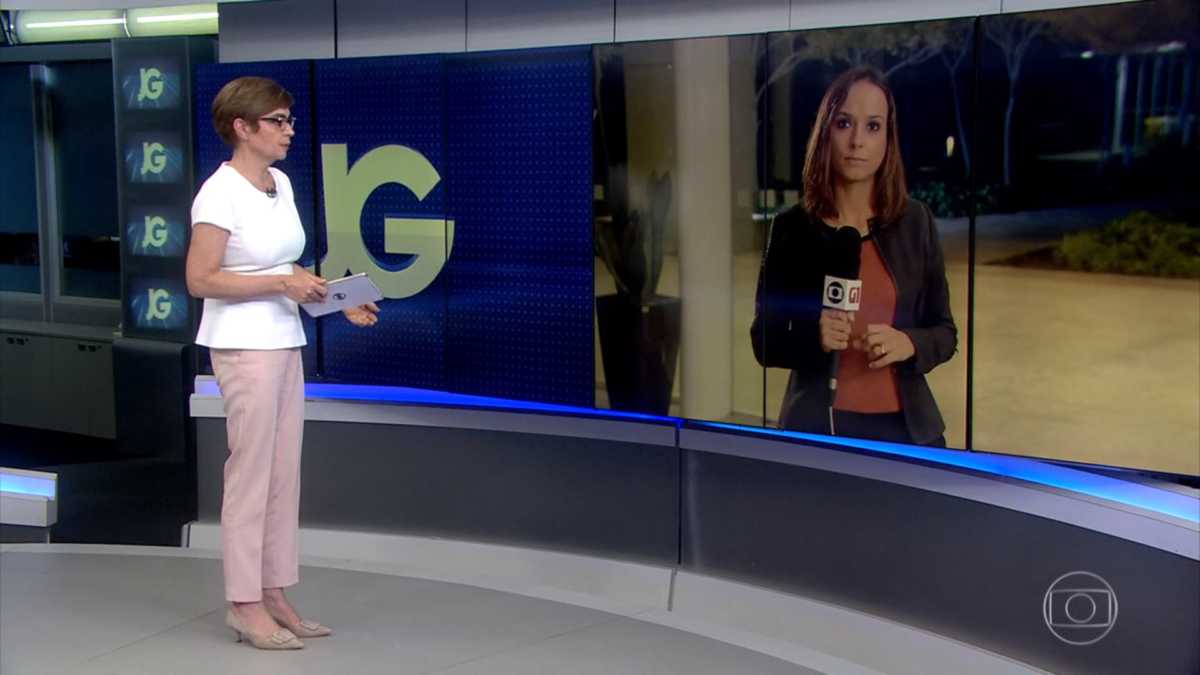 Repórter Patrícia Falkowski conversa com Renata Lo Prete no Jornal da Globo
