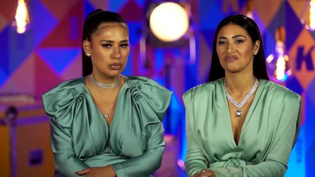 As cantores Simone e Simaria durante o The Voice Kids 2020
