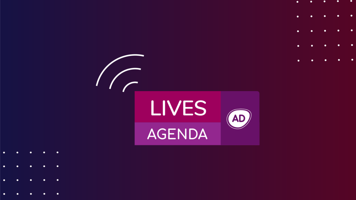 Logo da agenda das lives do Portal Alta Definição