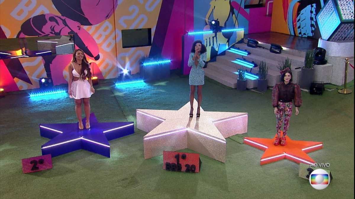 Thelma sobe no pódio do BBB 20