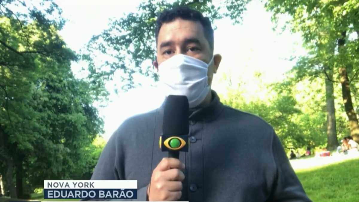 Eduardo Barão estreia no Jornal da Band
