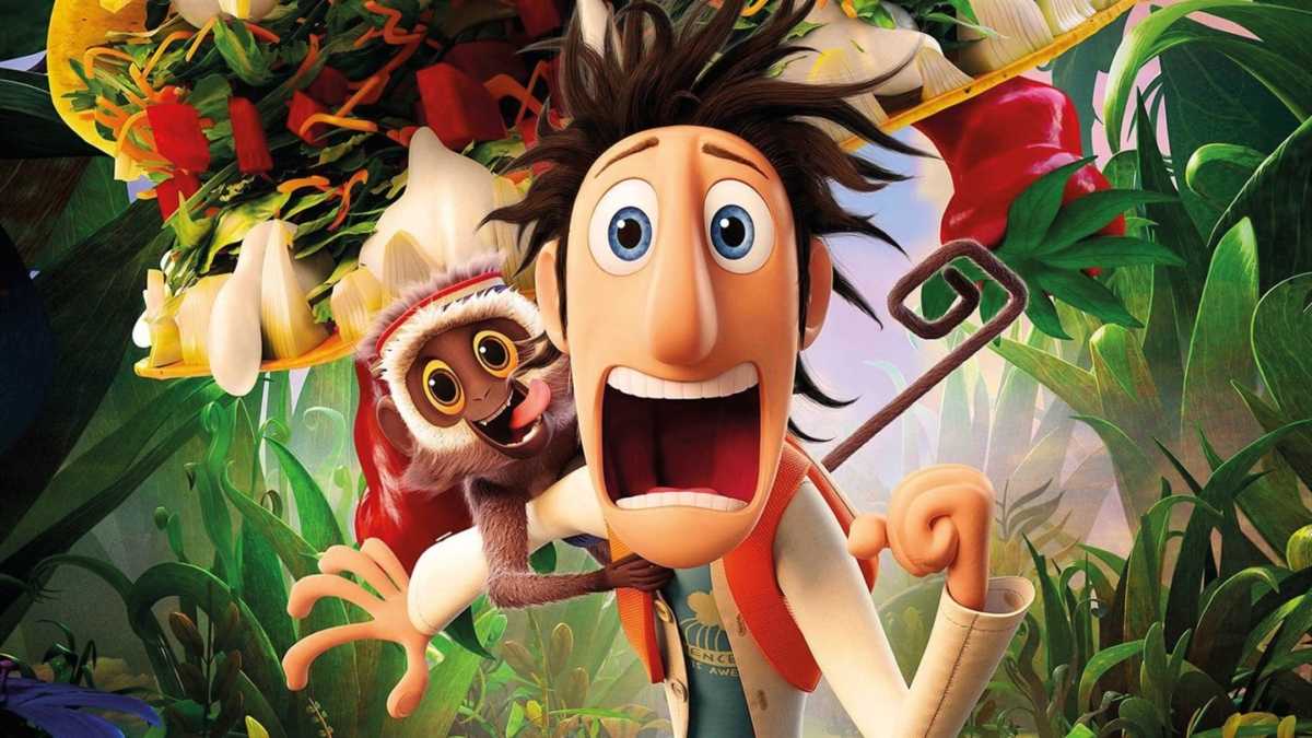 Foto de divulgação do filme Tá Chovendo Hambúrguer 2