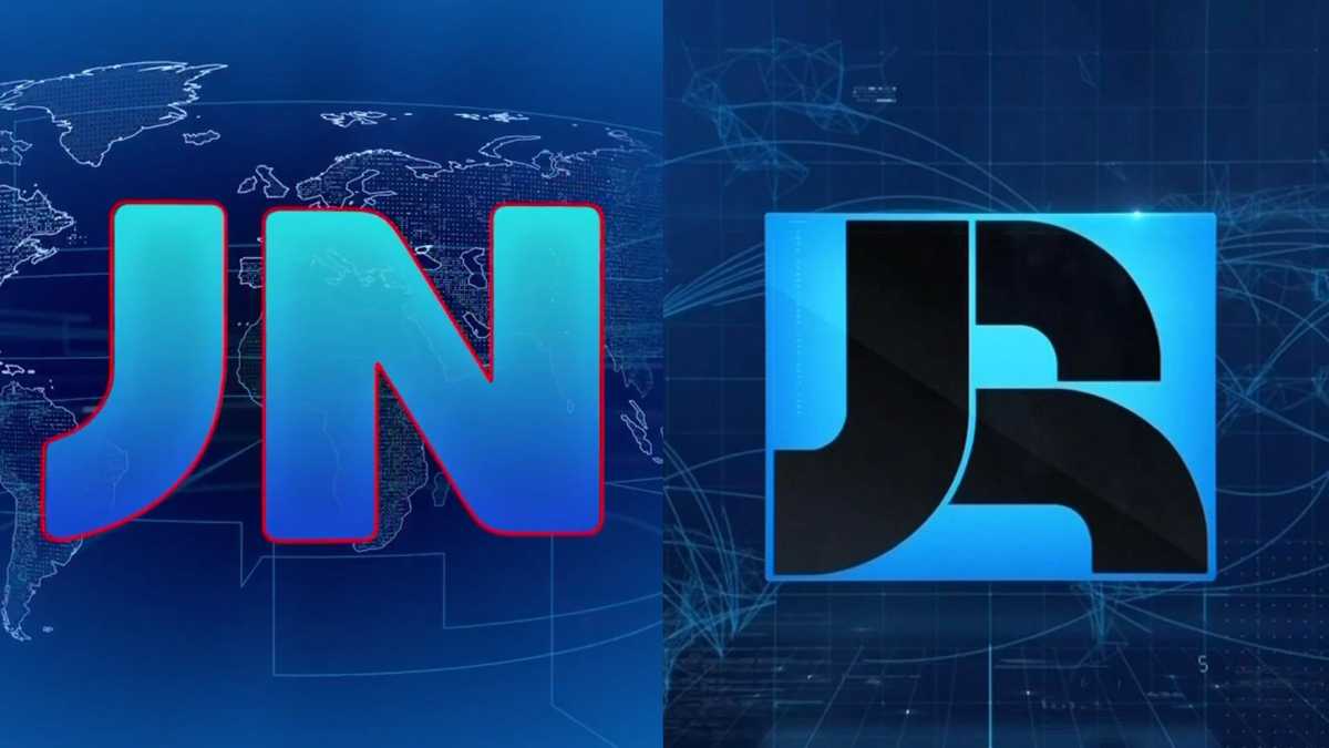 Logo do Jornal Nacional e Jornal da Record