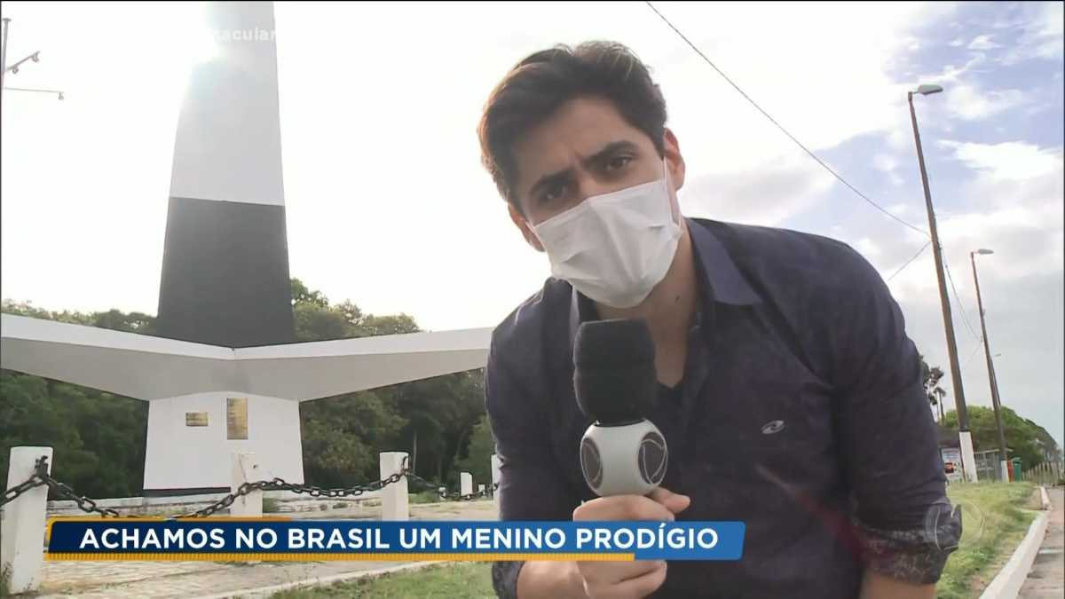 Lucas Veloso estreia no Achamos no Brasil do Domingo Espetacular