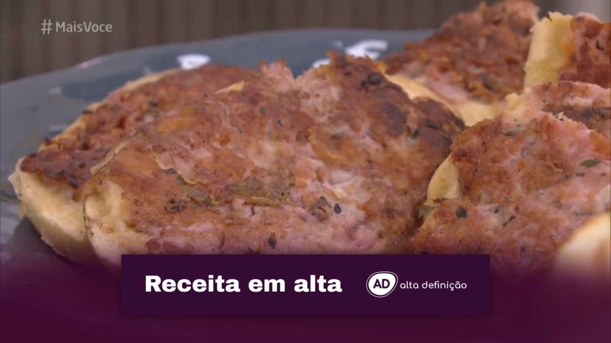 Pão de Alho com Linguiça da Ana Maria Braga