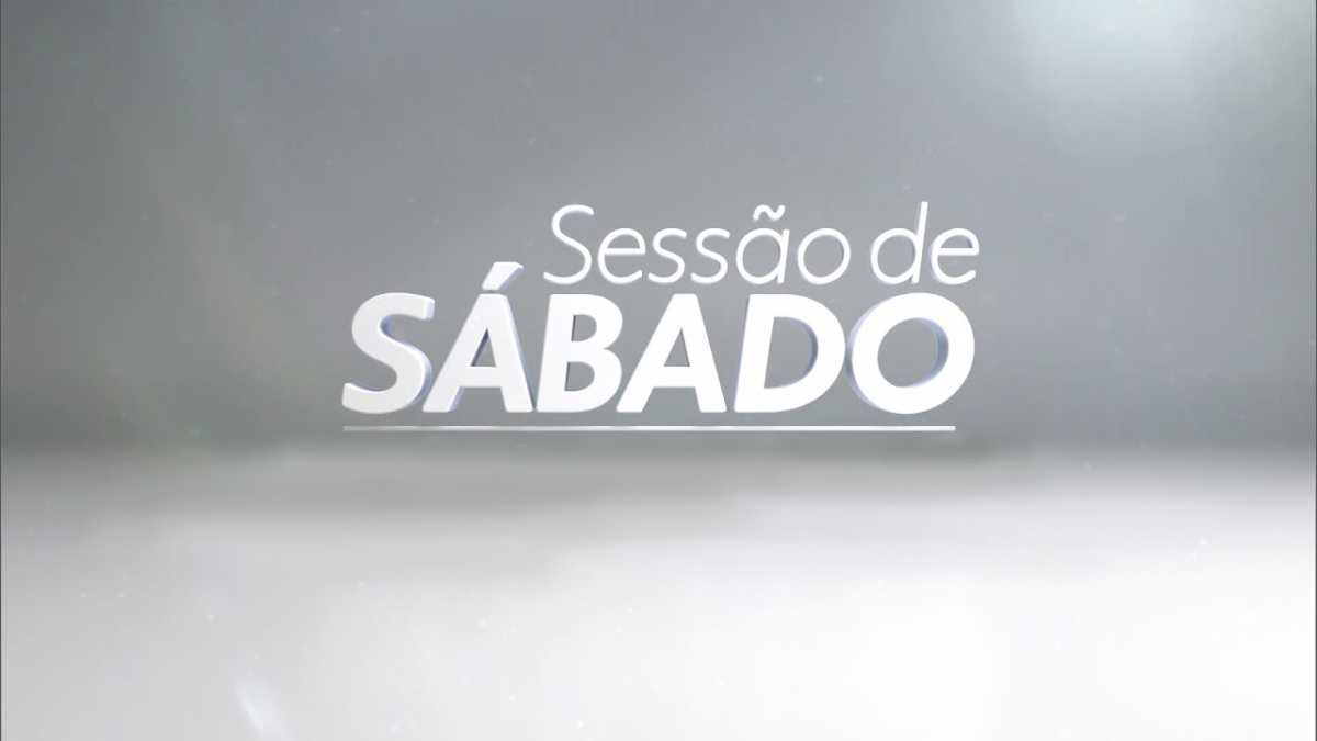 Imagem do logo da Sessão de Sábado utilizado em 2019
