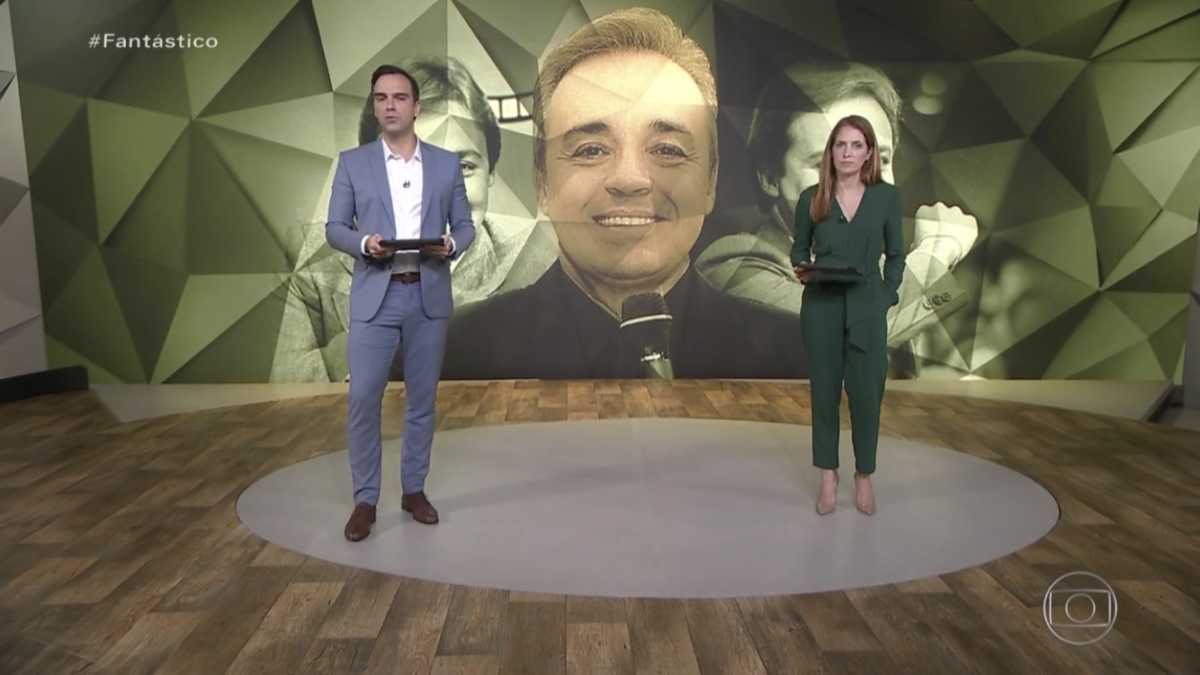 Fantástico em dia de TV Fama