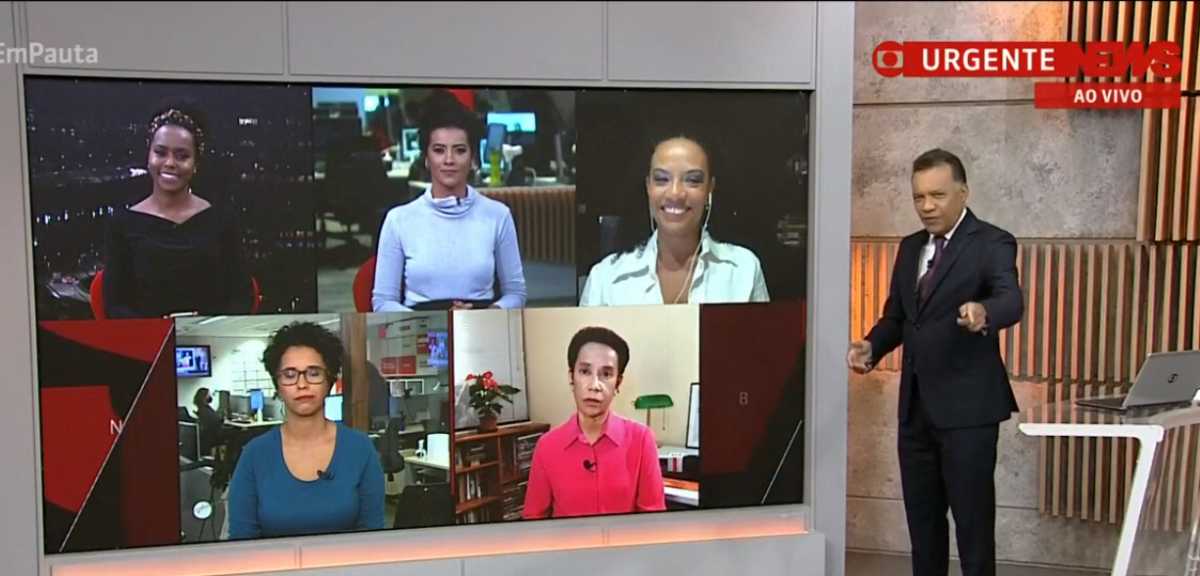 Painel do Em Pauta com jornalistas negros