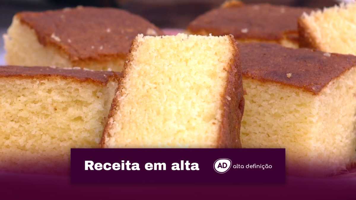 Bolo Fofinho da Ana Maria Braga