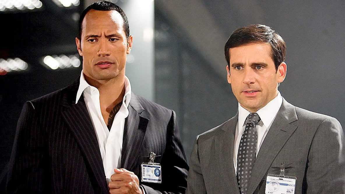 Steve Carell em trecho do filme Agente 96, exibido pela TV Globo na Sessão da Tarde