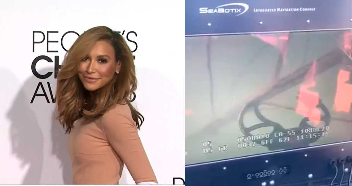 Atriz Naya Rivera e as imagens do lago