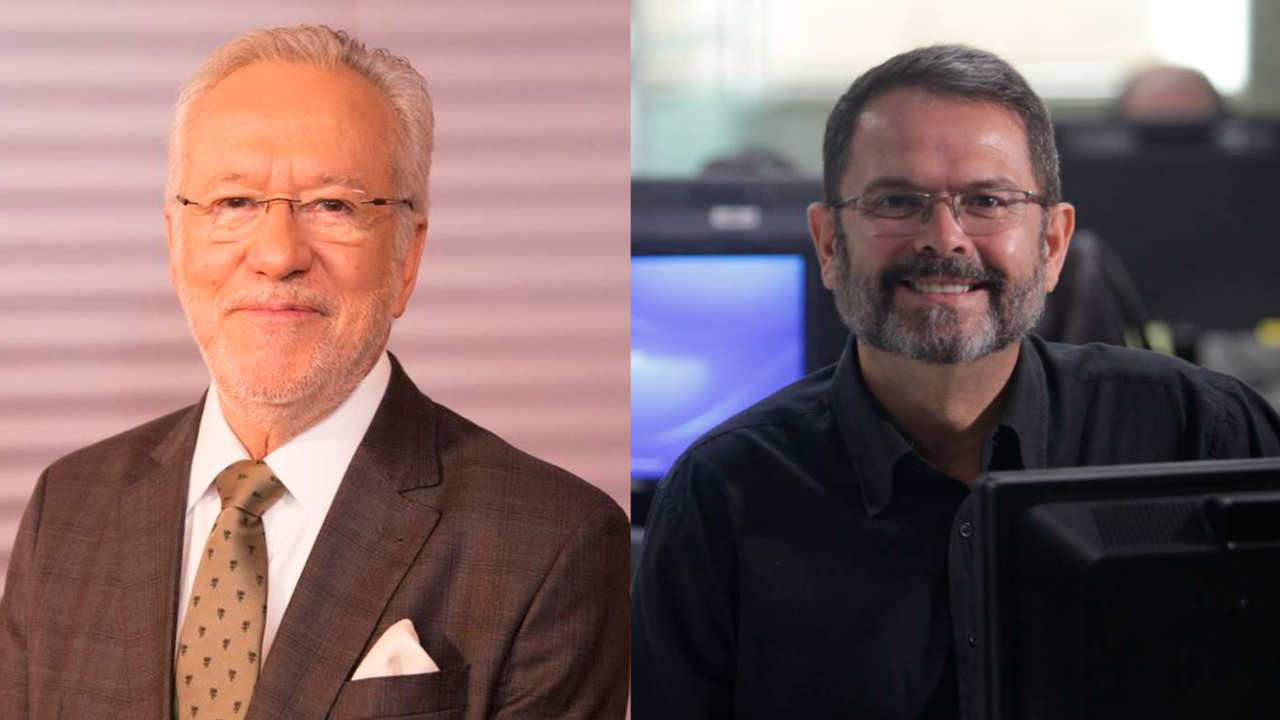 Comentaristas Alexandre Garcia e Sidney Rezende