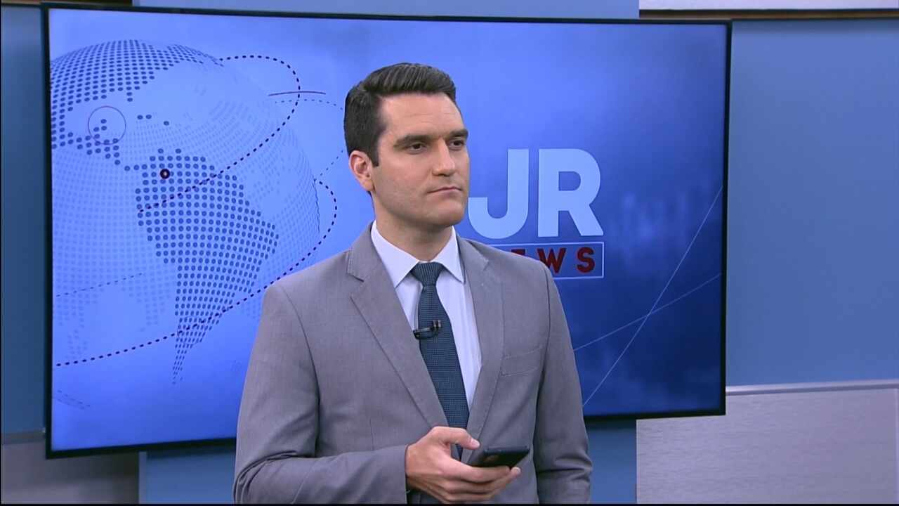 Gustavo Toledo nos bastidores do JR News