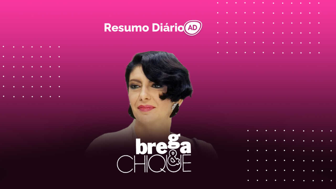 Logo do Resumo diário da novela Brega & Chique