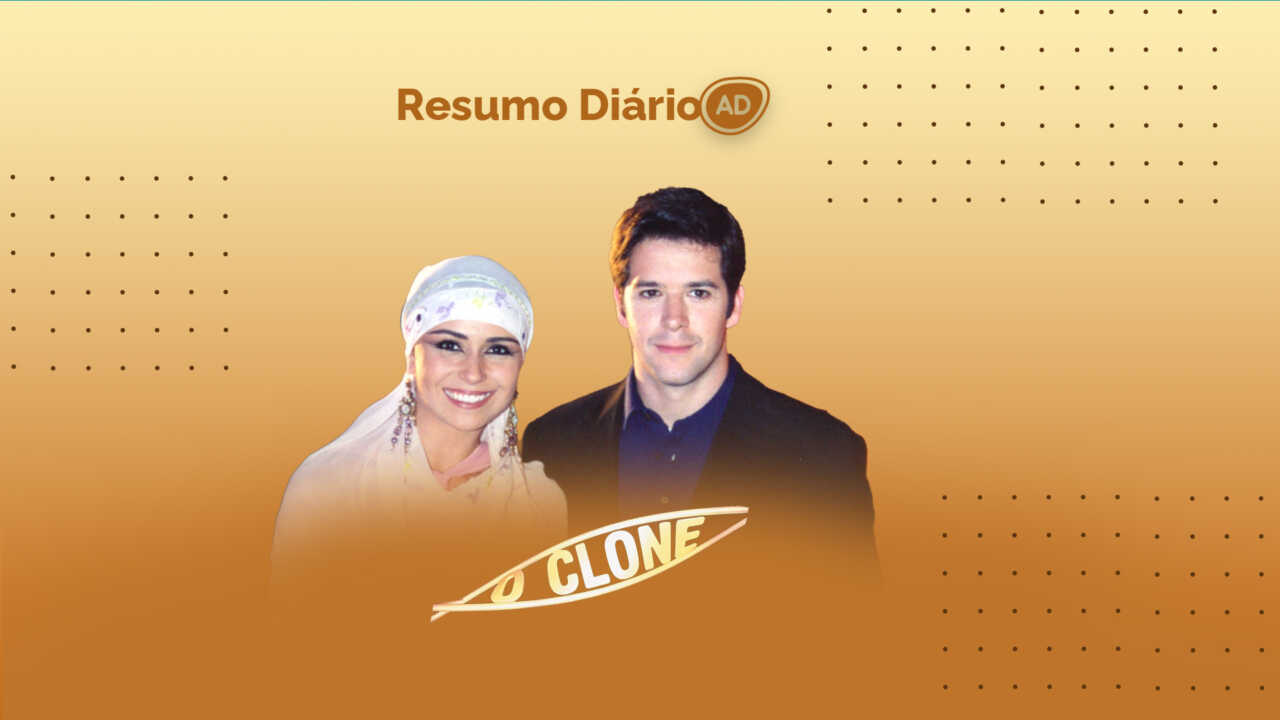 Logo do resumo diário de O Clone no Viva