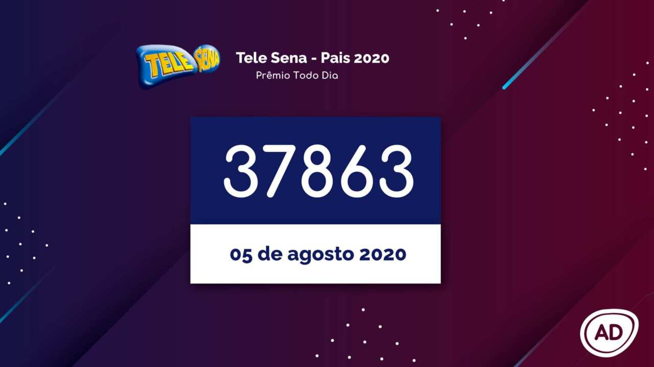 Resultado da Tele Sena de Pais 2020 Prêmio Todo Dia 05/08