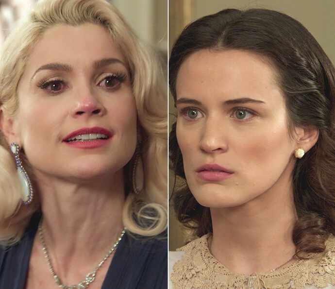 Sandra chora de raiva ao ver ameaça de Maria em Êta Mundo Bom