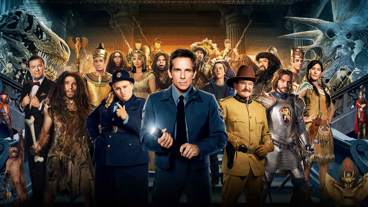 Cena do filme Uma Noite No Museu 3, exibido pela Globo