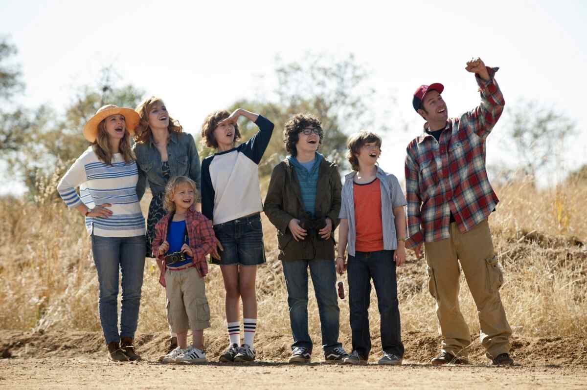 Adam Sandler em cena no filme Juntos e Misturados, exibido pela Globo na Temperatura Máxima