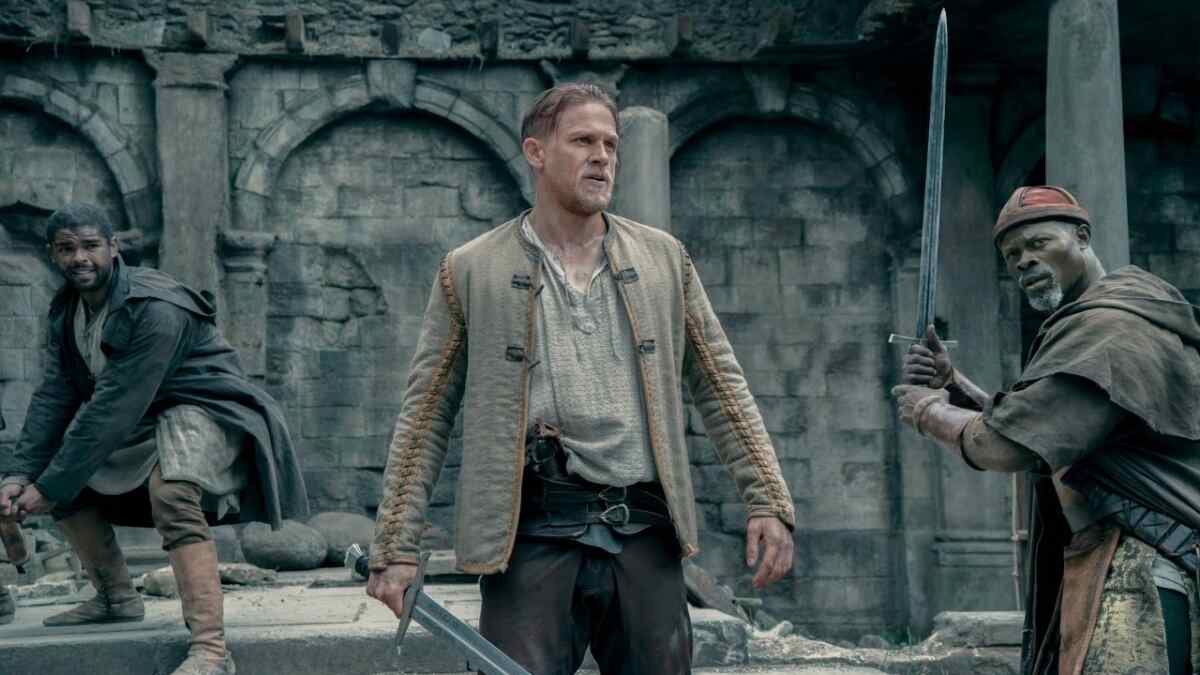 Cena do filme Rei Arthur - A Lenda Da Espada, exibido pela Globo na Temperatura Máxima