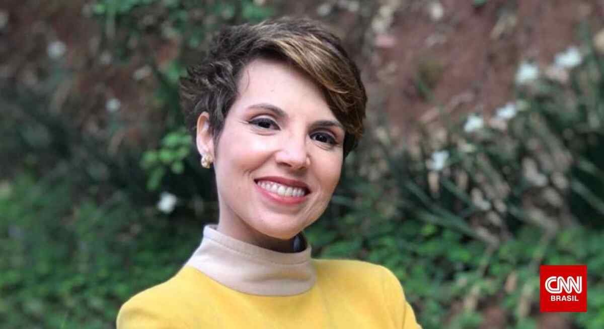 Glória Vanique no anúncio da CNN Brasil