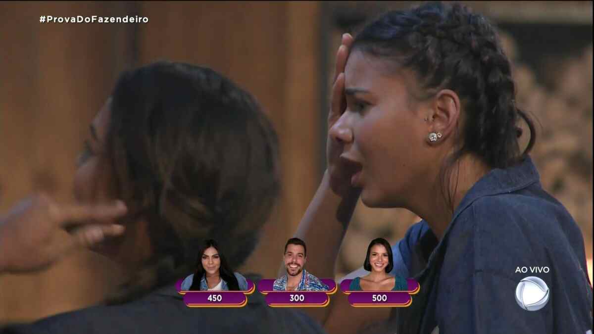 Jakelyne Oliveira fica em choque ao vencer a Prova do Fazendeiro
