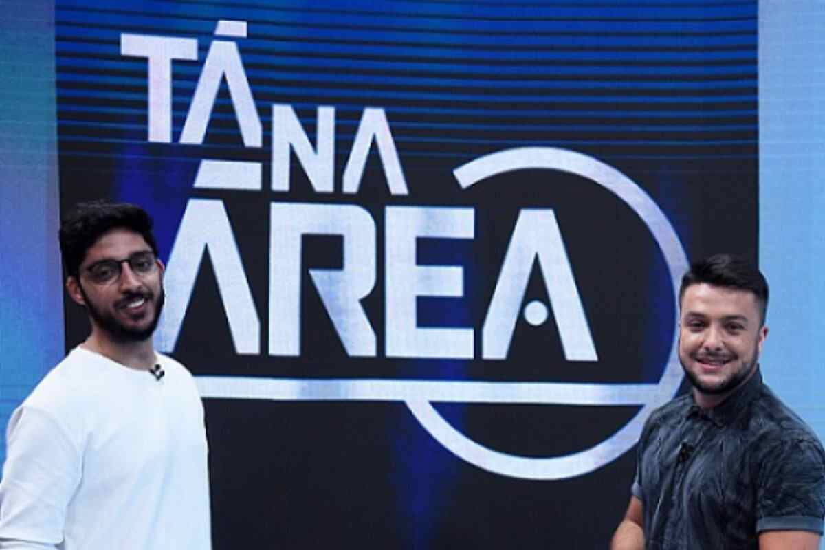 Magno Navarro e Igor Rodrigues, novos apresentadores do Tá na Área no SporTV
