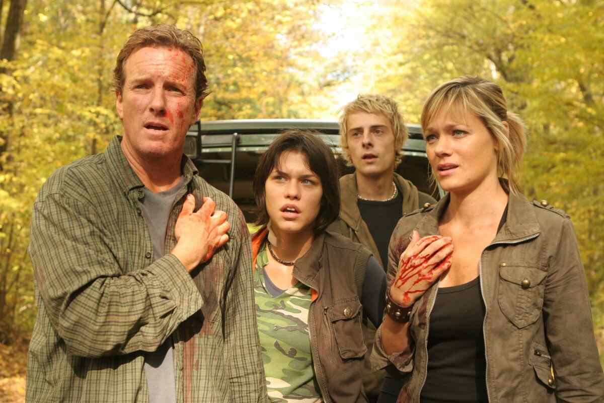 Cena do filme Anaconda 4 - Rastro de Sangue, exibido pelo Record TV na Super Tela