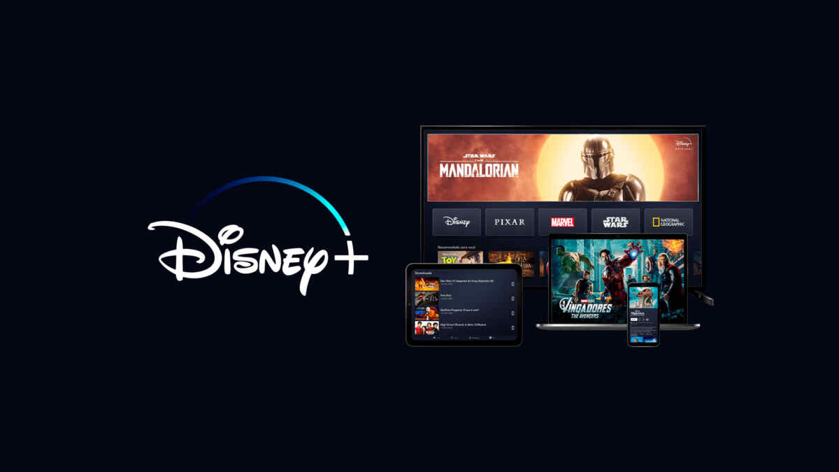 Telas do streaming Disney+