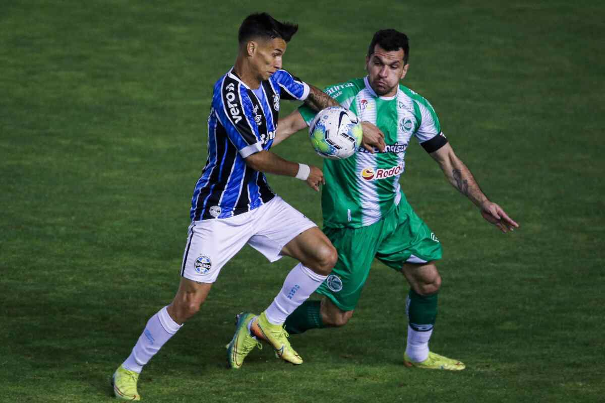 Jogo entre Grêmio e Juventude pela fase anterior da Copa do Brasil
