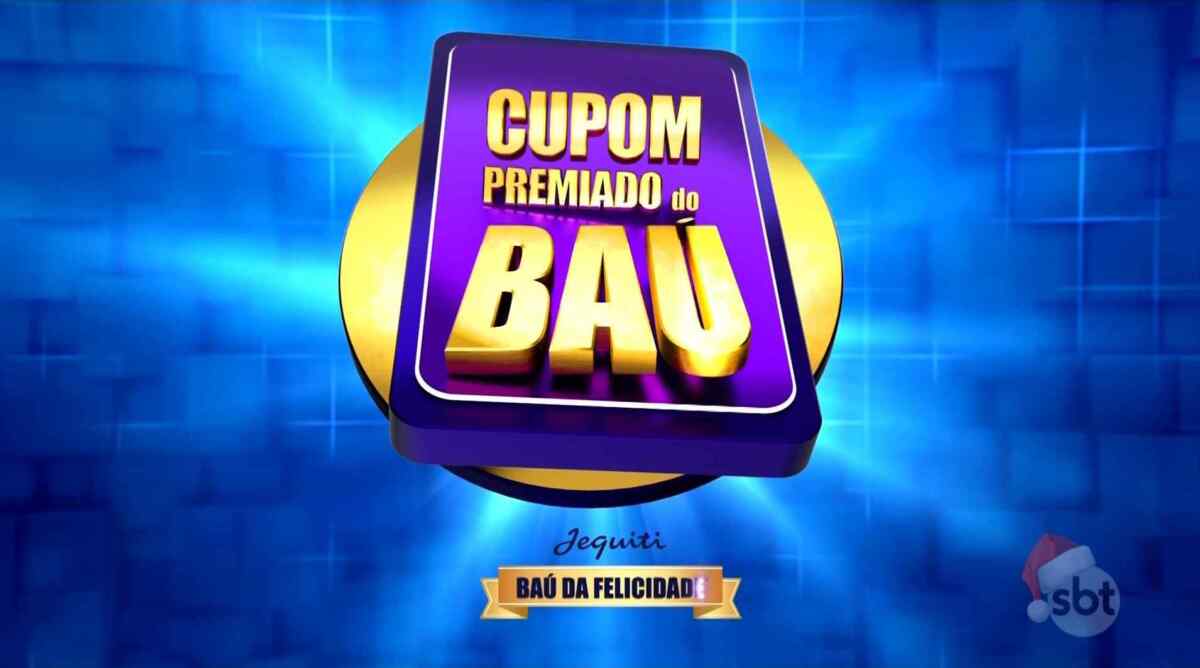 Logo do programa Cupom Premiado do Baú, exibido no SBT