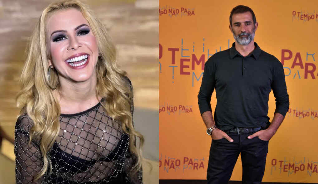 Joelma e Marcos Pasquim em uma montagem