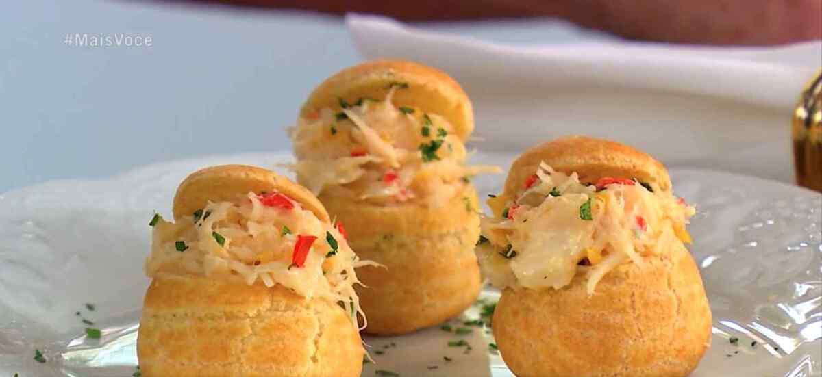 Profiteroles de Bacalhau