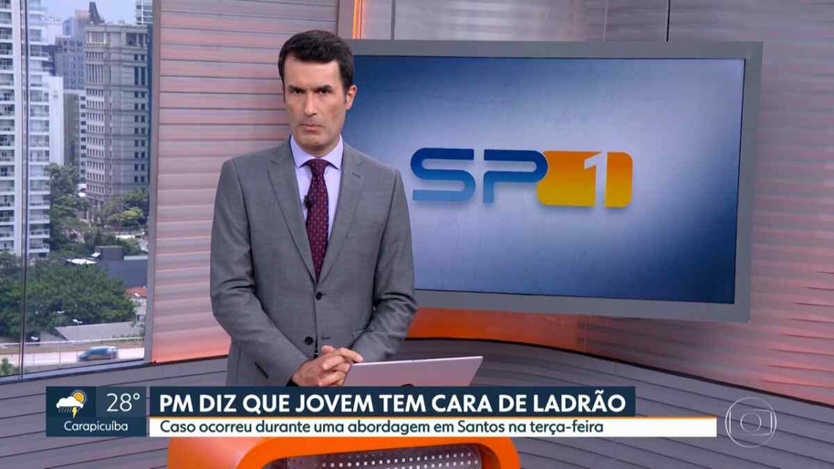 Fabio Turci no estúdio do SPTV
