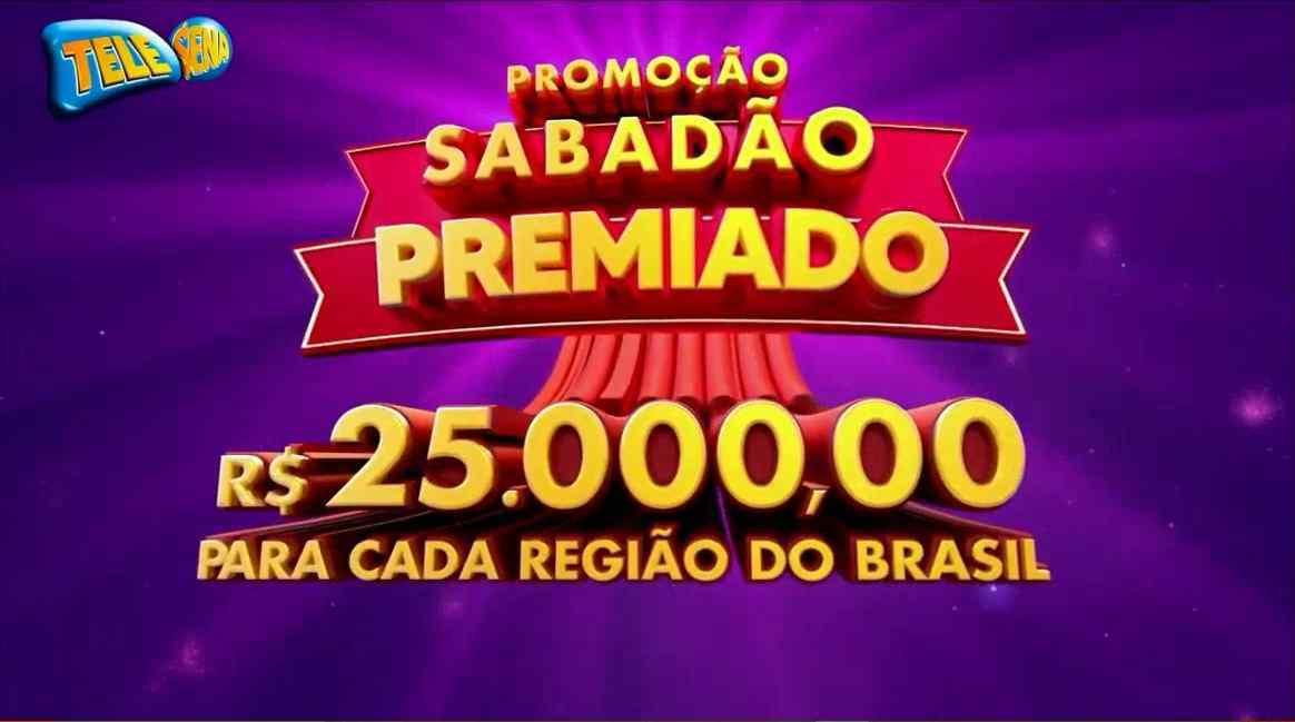 Divulgação da Promoção Sabadão Premiado da Tele Sena de Ano Novo 2021