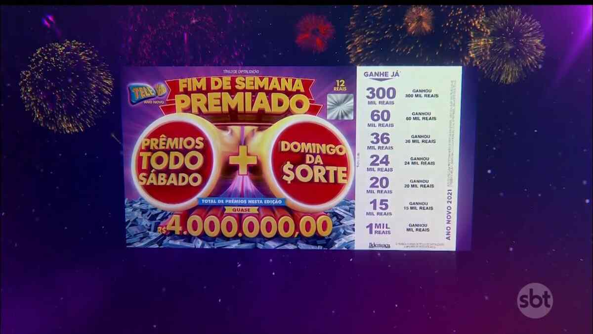 Tele Sena Completa de Ano Novo 2021